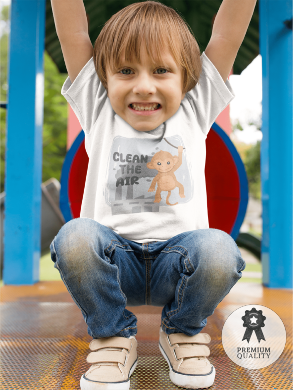 Clear the Air - Organic cotton kids t-shirt - Image 3