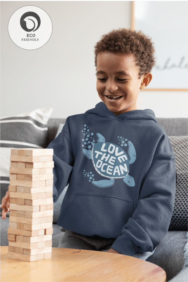 Love the Ocean - Kids eco hoodie