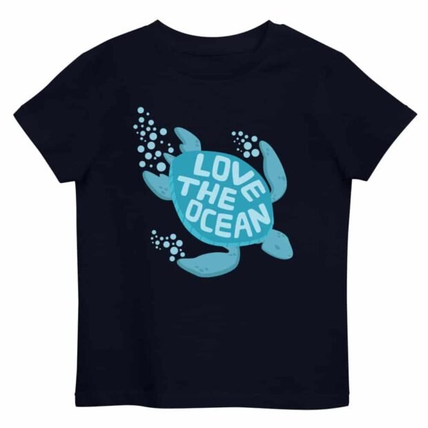 Love the Ocean - Organic cotton kids t-shirt - Image 5