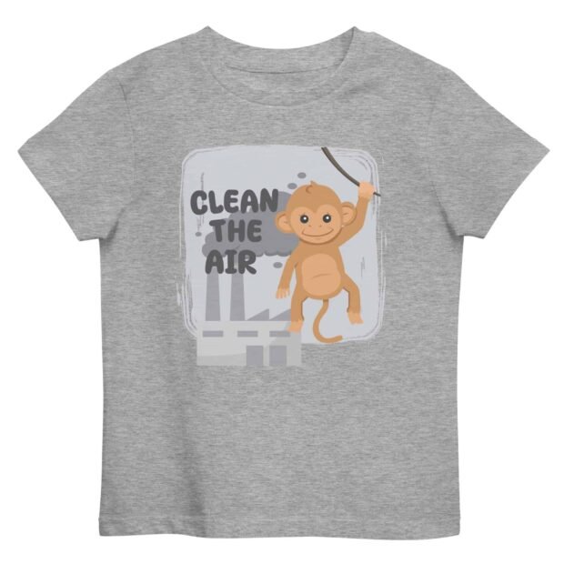 Clear the Air - Organic cotton kids t-shirt - Image 5