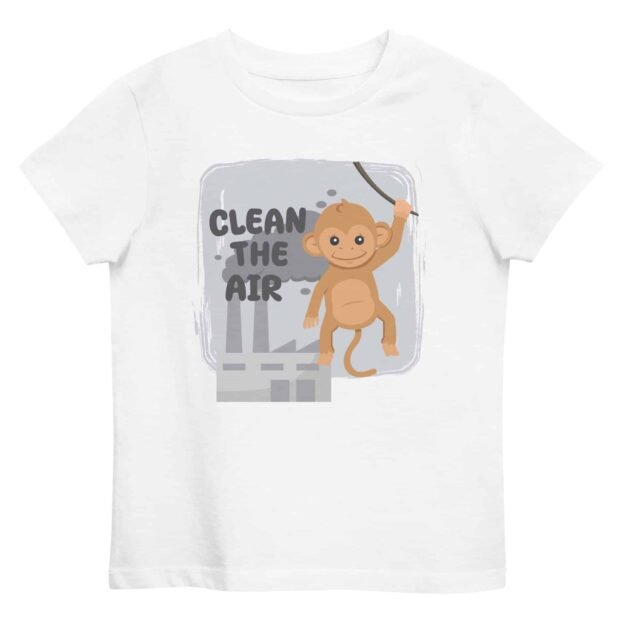 Clear the Air - Organic cotton kids t-shirt - Image 4