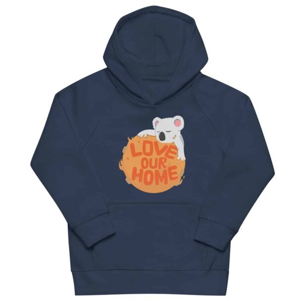 Love Our Home - Kids eco hoodie - Image 6