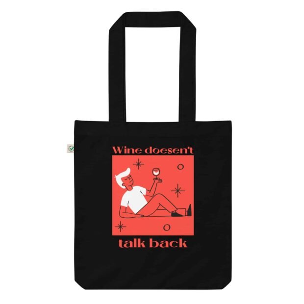 Organic fashion tote bag