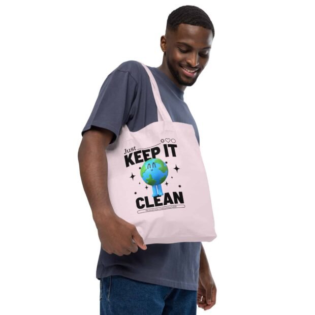 Keep it Clean - Organic fashion tote bag - Image 5