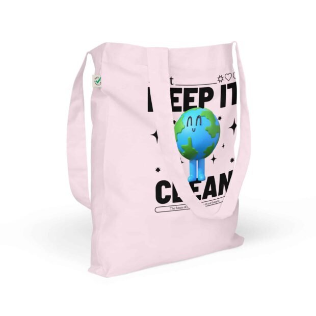 Keep it Clean - Organic fashion tote bag - Image 3