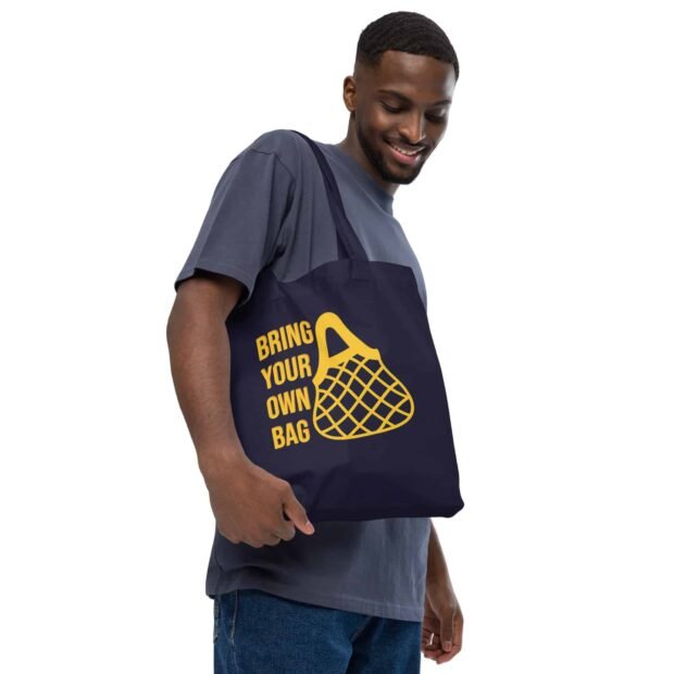 Organic fashion tote bag - Image 4
