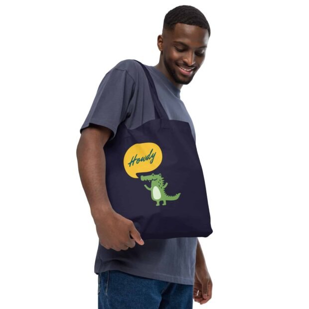 Howdy - Organic fashion tote bag - Image 5