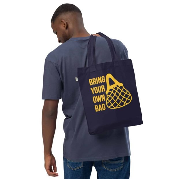 Organic fashion tote bag - Image 3