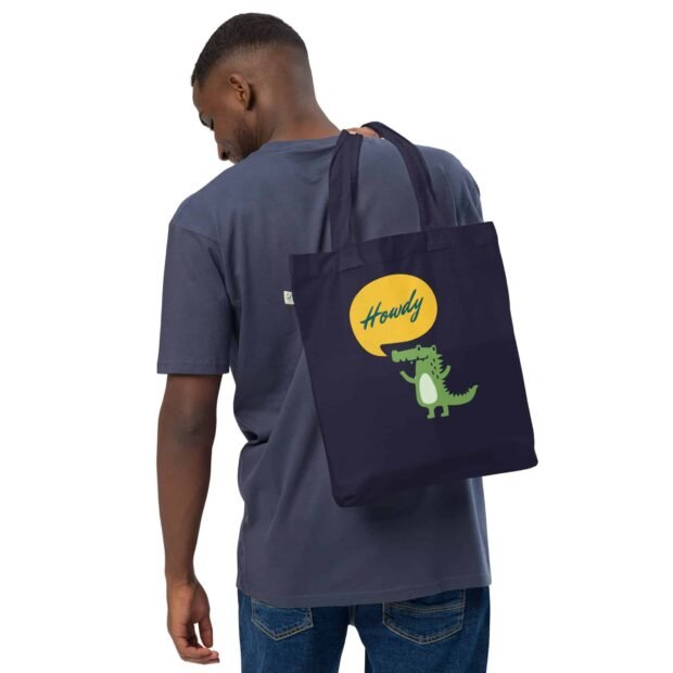Howdy - Organic fashion tote bag - Image 4