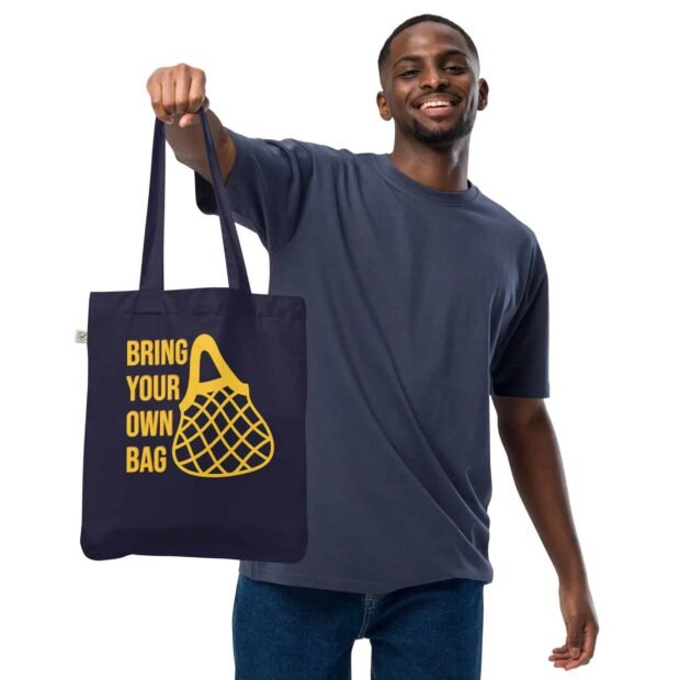 Organic fashion tote bag - Image 5