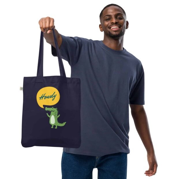 Howdy - Organic fashion tote bag - Image 6
