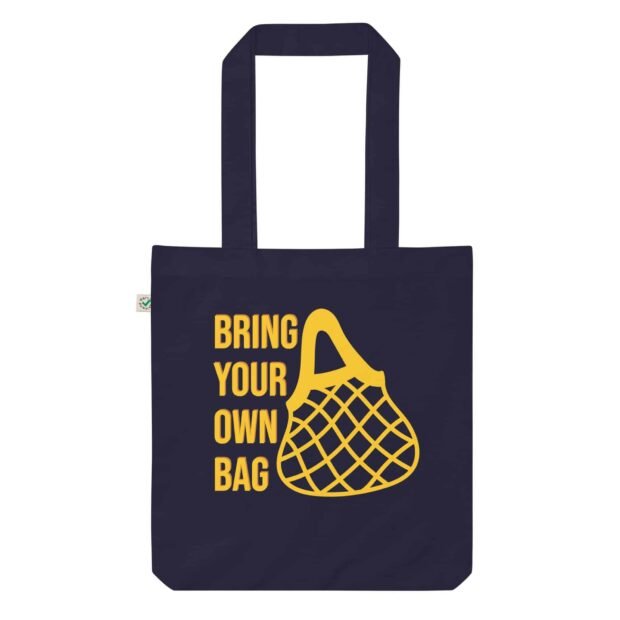 Organic fashion tote bag