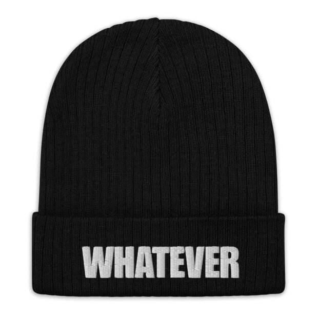 Recycled Polyester Ribbed knit beanie - Image 5