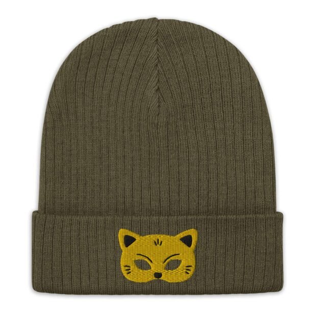 Cat - Ribbed knit beanie - Image 2