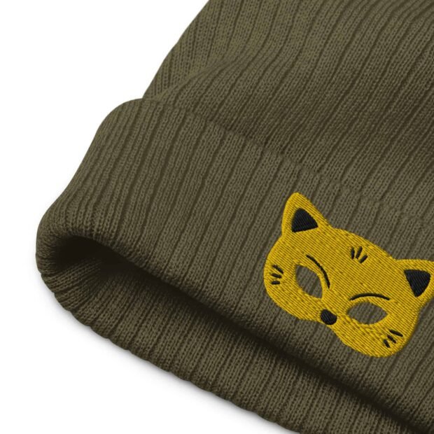 Cat - Ribbed knit beanie - Image 4