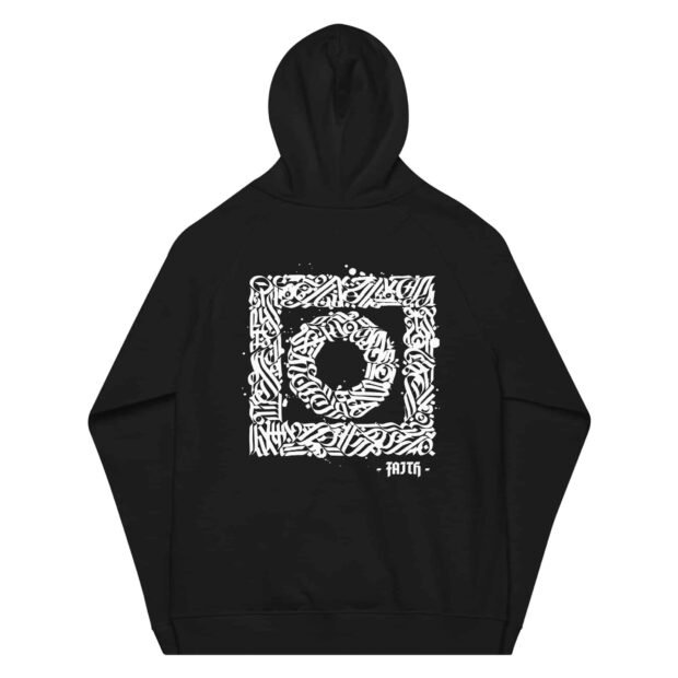 Faith - Unisex eco raglan hoodie - Image 2