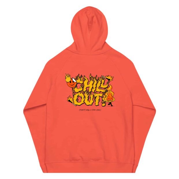 Chill Out - Unisex eco raglan hoodie