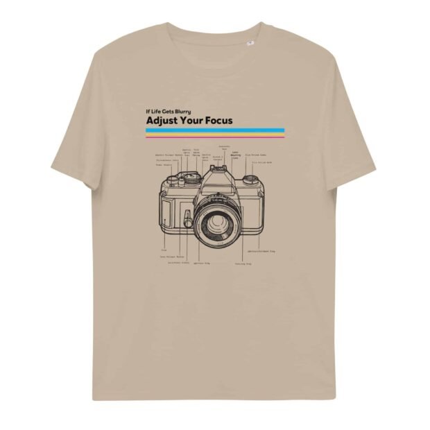 Photo Camera - Unisex organic cotton t-shirt - Image 2