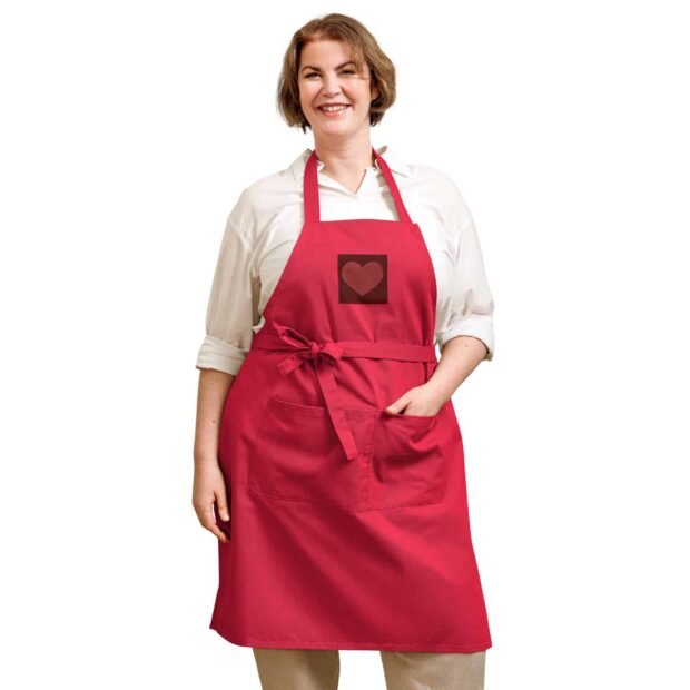 Embroidered Organic cotton apron - Image 4